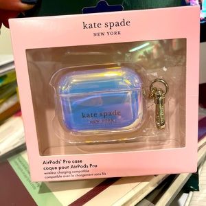 Kate Spade air pod pro iridescent case! Brand new still in box!